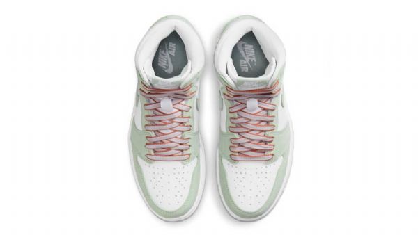 Nike Air Jordan 1 High Tops Seafoam Kengät Naisille Oranssi