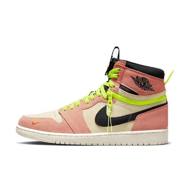 Nike Air Jordan 1 High Tops Switch Volt Kengät Miehille Pinkki