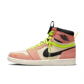 Nike Air Jordan 1 High Tops Switch Volt Kengät Miehille Pinkki