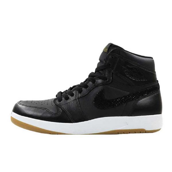 Nike Air Jordan 1 High Tops The Return Snake Kengät Miehille Musta