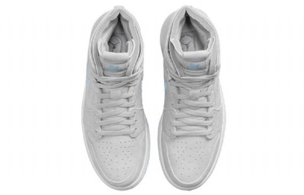 Nike Air Jordan 1 High Tops Zoom Comfort Retro Koripallokengät Naisille Harmaa Vaaleansininen