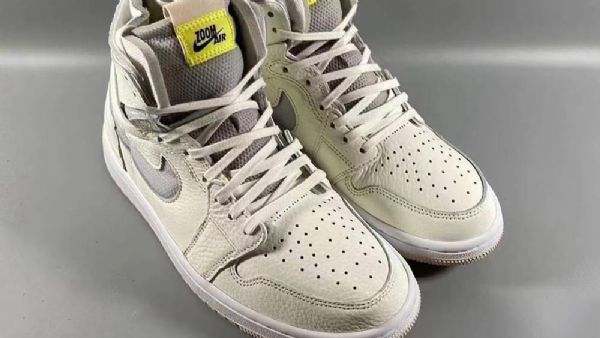 Nike Air Jordan 1 High Tops Zoom Kengät Miehille Harmaa Keltainen