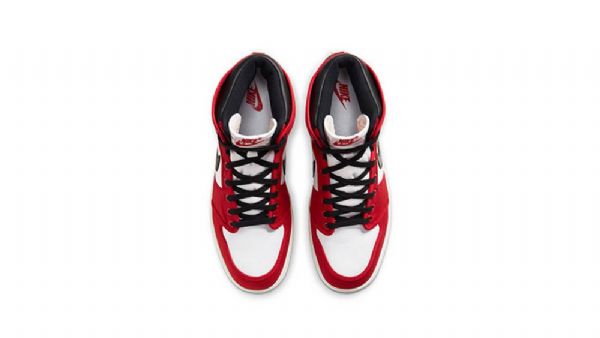 Nike Air Jordan 1 Ko Chicago Kengät Miehille Punainen Valkoinen