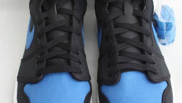 Nike Air Jordan 1 Ko High Tops Og Kengät Miehille Sininen Musta