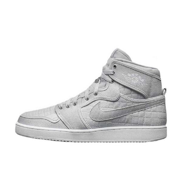 Nike Air Jordan 1 Ko High Tops Og Pure Platinum Kengät Miehille Harmaa