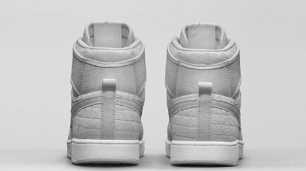 Nike Air Jordan 1 Ko High Tops Og Pure Platinum Kengät Miehille Harmaa