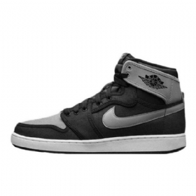 Nike Air Jordan 1 Ko High Tops Og Shadow Kengät Miehille Musta Harmaa