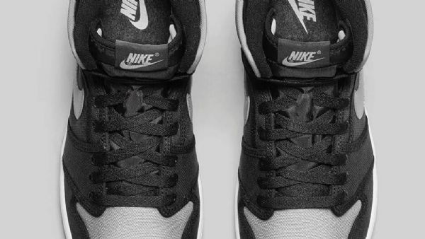 Nike Air Jordan 1 Ko High Tops Og Shadow Kengät Miehille Musta Harmaa