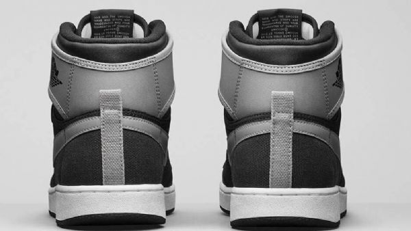 Nike Air Jordan 1 Ko High Tops Og Shadow Kengät Miehille Musta Harmaa