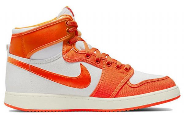Nike Air Jordan 1 Ko High Tops Retro Koripallokengät Miehille Oranssi Valkoinen