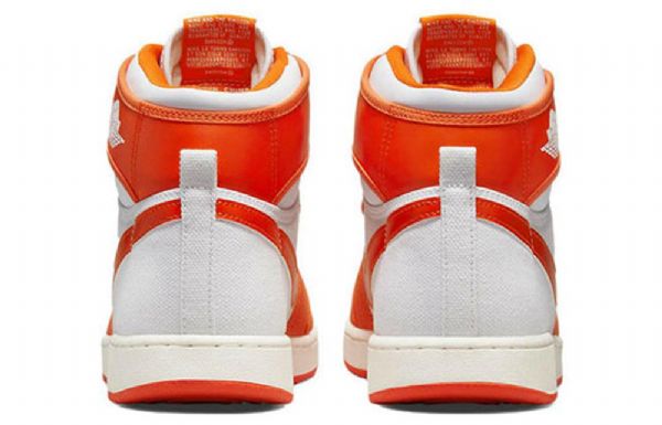 Nike Air Jordan 1 Ko High Tops Retro Koripallokengät Miehille Oranssi Valkoinen