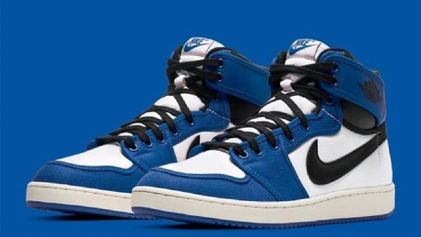 Nike Air Jordan 1 Ko High Tops Storm Kengät Naisille Siniset