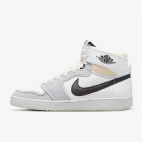 Nike Air Jordan 1 Ko Kengät Miehille Valkoinen Harmaa Musta