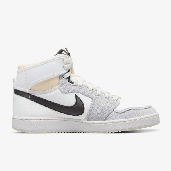 Nike Air Jordan 1 Ko Kengät Miehille Valkoinen Harmaa Musta