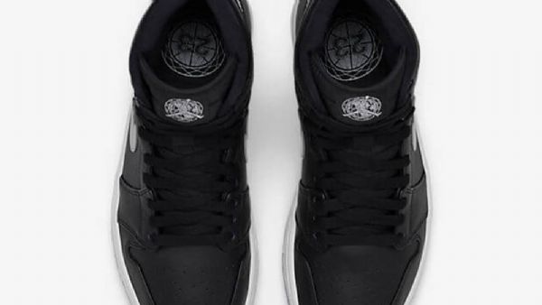 Nike Air Jordan 1 Korkeat Topit Asg Kengät Miehille Musta Hopea