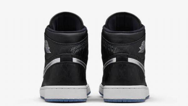 Nike Air Jordan 1 Korkeat Topit Asg Kengät Miehille Musta Hopea