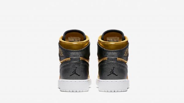 Nike Air Jordan 1 Korkeat Topit Bhm Gg Miesten Kengät Kulta Musta