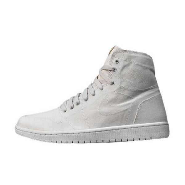 Nike Air Jordan 1 Korkeat Topit Decon Kengät Miehille Valkoinen