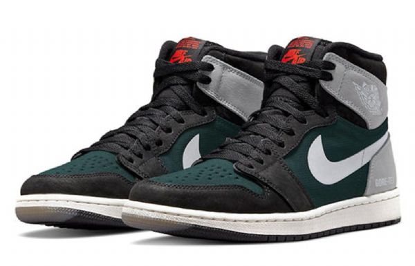 Nike Air Jordan 1 Korkeat Topit Element Gore-tex Retro Koripallokengät Miehille Musta Harmaa