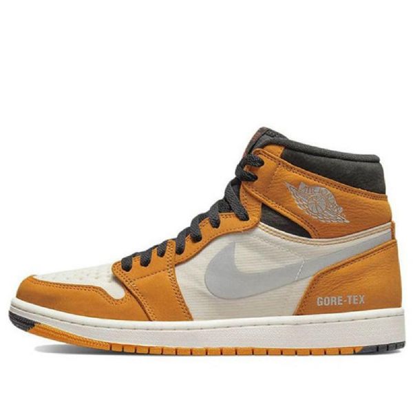 Nike Air Jordan 1 Korkeat Topit Element Gore-tex Retro Koripallokengät Miehille Vaaleankeltainen