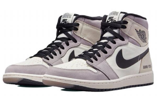 Nike Air Jordan 1 Korkeat Topit Element Gore-tex Retro Koripallokengät Miehille Vaaleanvioletti