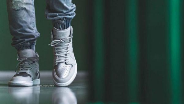 Nike Air Jordan 1 Korkeat Topit Og Japan Kengät Naisille Harmaa