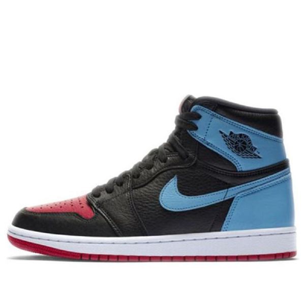 Nike Air Jordan 1 Korkeat Topit Og Retro Koripallokengät Naisille Musta Sininen