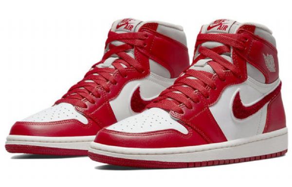Nike Air Jordan 1 Korkeat Topit Og Retro Koripallokengät Naisille Punainen Valkoinen