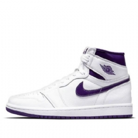 Nike Air Jordan 1 Korkeat Topit Og Retro Koripallokengät Naisille Violetti