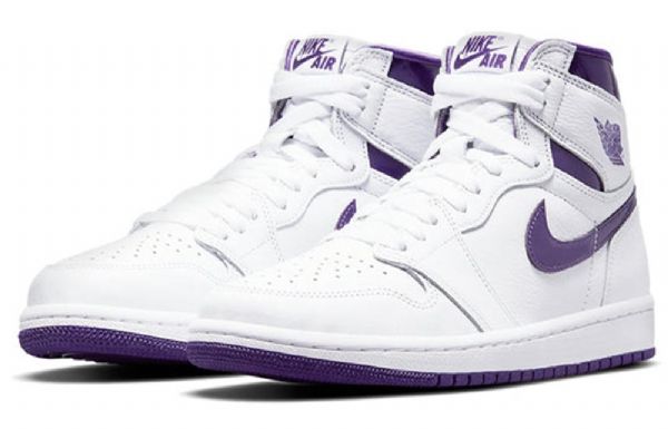 Nike Air Jordan 1 Korkeat Topit Og Retro Koripallokengät Naisille Violetti
