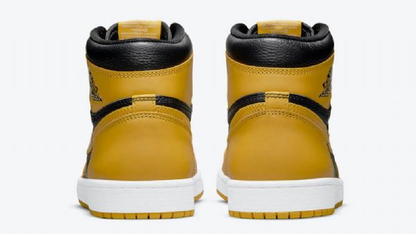 Nike Air Jordan 1 Korkeat Topit Og Siitepölykengät Miehille Keltainen
