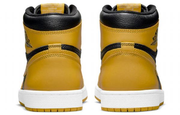 Nike Air Jordan 1 Korkeat Topit Retro Og Koripallokengät Miehille Keltainen Valkoinen