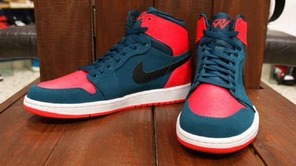 Nike Air Jordan 1 Korkeat Topit Russell Westbrook Miesten Kengät Punainen Vihreä