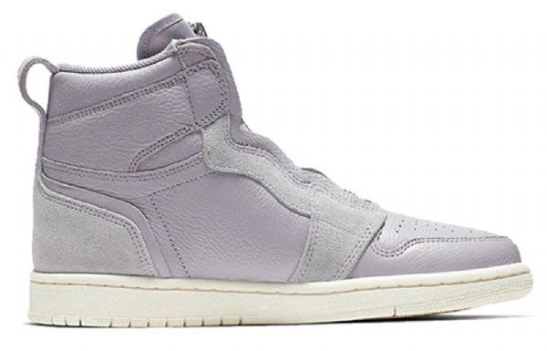 Nike Air Jordan 1 Korkeat Topit Vetoketjulliset Retrokoripallokengät Naisille Violetit