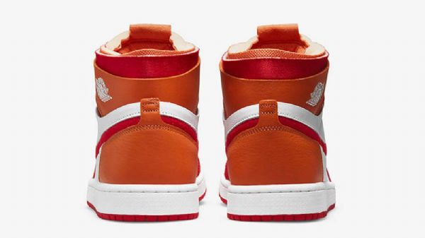 Nike Air Jordan 1 Korkeat Topit Zoom cmft Fire Curry Kengät Naisille Oranssinpunainen