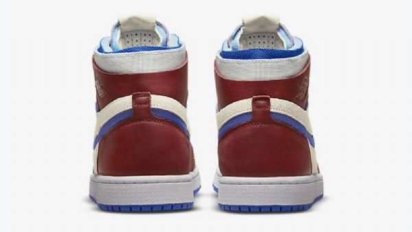 Nike Air Jordan 1 Korkeat Topit Zoom cmft Ivory Kengät Miehille Burgundinsininen