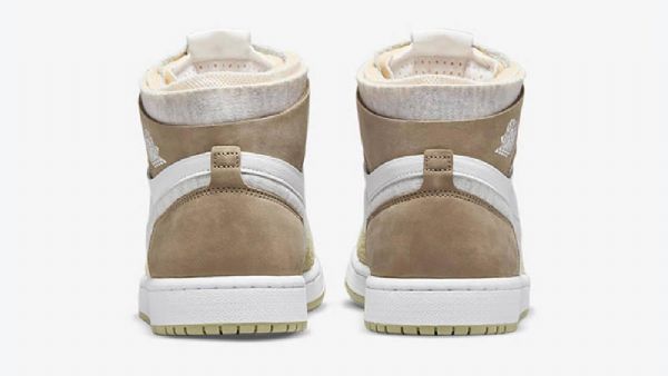 Nike Air Jordan 1 Korkeat Topit Zoom cmft Kengät Miehille Valkoinen Khaki Mint