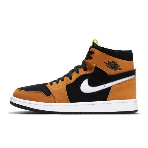 Nike Air Jordan 1 Korkeat Topit Zoom cmft Monarch Kengät Naisille Musta Ruskea