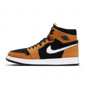 Nike Air Jordan 1 Korkeat Topit Zoom cmft Monarch Kengät Naisille Musta Ruskea