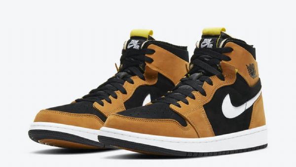 Nike Air Jordan 1 Korkeat Topit Zoom cmft Monarch Kengät Naisille Musta Ruskea