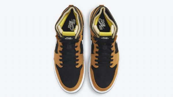 Nike Air Jordan 1 Korkeat Topit Zoom cmft Monarch Kengät Naisille Musta Ruskea