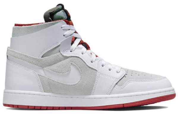 Nike Air Jordan 1 Korkeat Topit Zoom Comfort Hare Retro Koripallokengät Miehille Harmaa