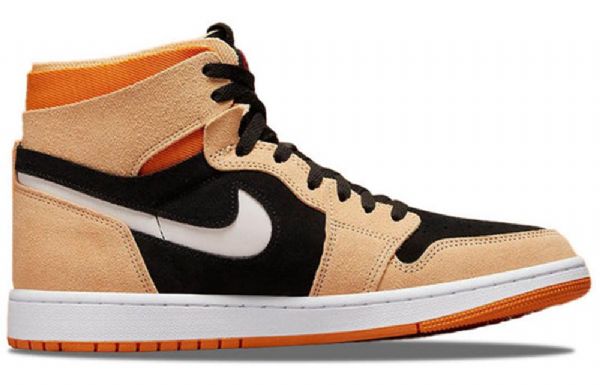 Nike Air Jordan 1 Korkeat Topit Zoom Comfort Pumpkin Spice Retro Koripallokengät Miehille Ruskea