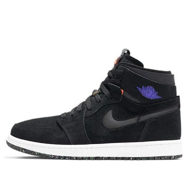 Nike Air Jordan 1 Korkeat Topit Zoom Comfort Retro Koripallokengät Miehille Musta