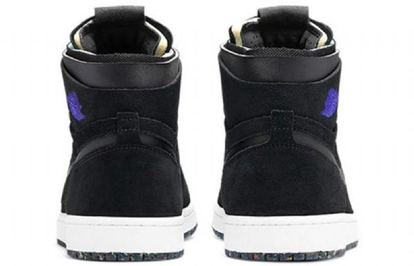 Nike Air Jordan 1 Korkeat Topit Zoom Comfort Retro Koripallokengät Miehille Musta