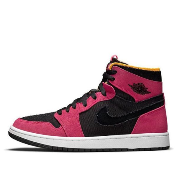 Nike Air Jordan 1 Korkeat Topit Zoom Comfort Retro Koripallokengät Miehille Musta Burgundy