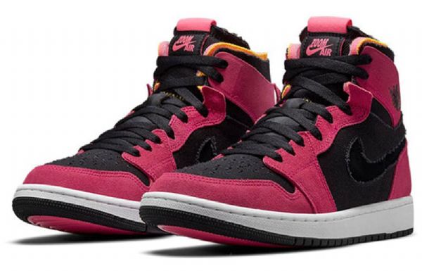 Nike Air Jordan 1 Korkeat Topit Zoom Comfort Retro Koripallokengät Miehille Musta Burgundy
