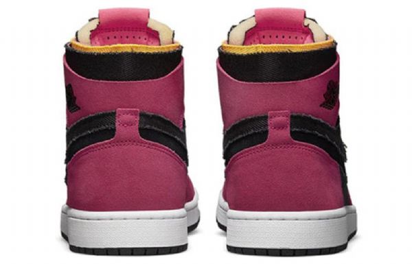 Nike Air Jordan 1 Korkeat Topit Zoom Comfort Retro Koripallokengät Miehille Musta Burgundy
