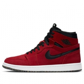 Nike Air Jordan 1 Korkeat Topit Zoom Comfort Retro Koripallokengät Miehille Punainen