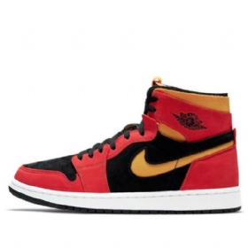 Nike Air Jordan 1 Korkeat Topit Zoom Comfort Retro Koripallokengät Miehille Punainen